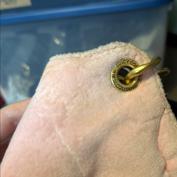 Juicy Couture Royal Couture Pink Velour Shoulder Bag - Picture 4 of 13